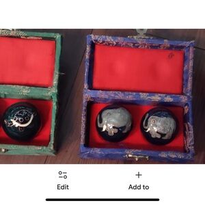 Three sets of Vintage Chinese Meditation Balls